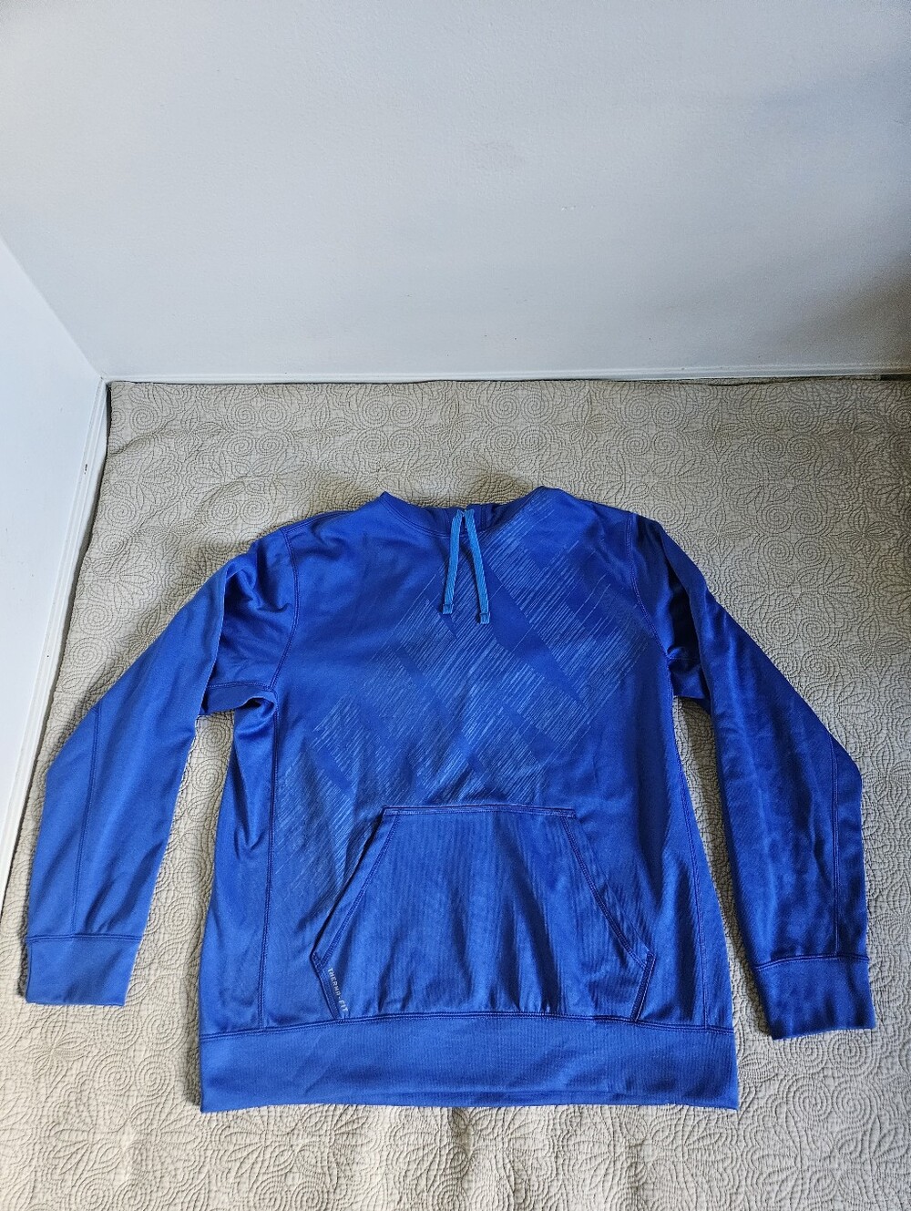 Nike Therma-Fit Men's Large Blue Pullover Hoodie